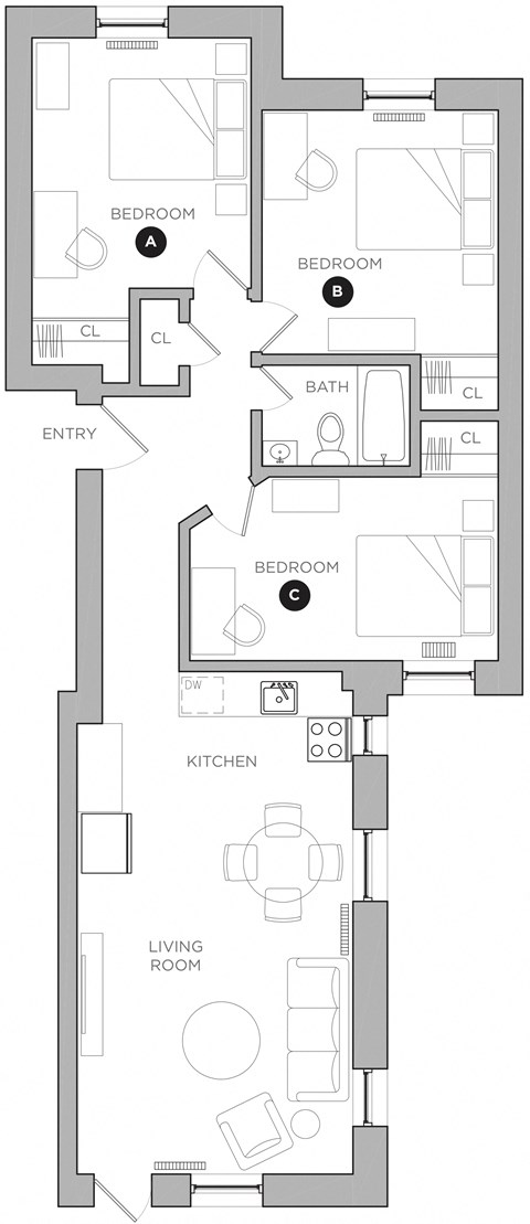 101 S 39th St 1-5 Beds Apartment, Student for Rent - Photo Gallery 46